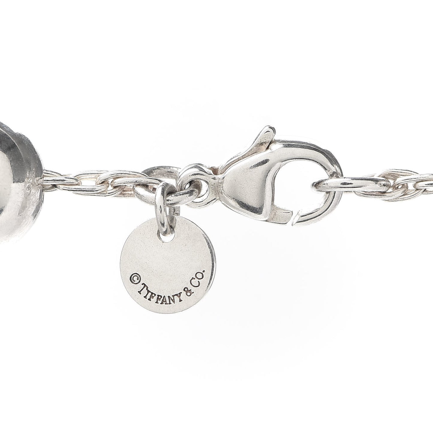 Sterling Silver 10mm HardWear Ball Necklace 36"