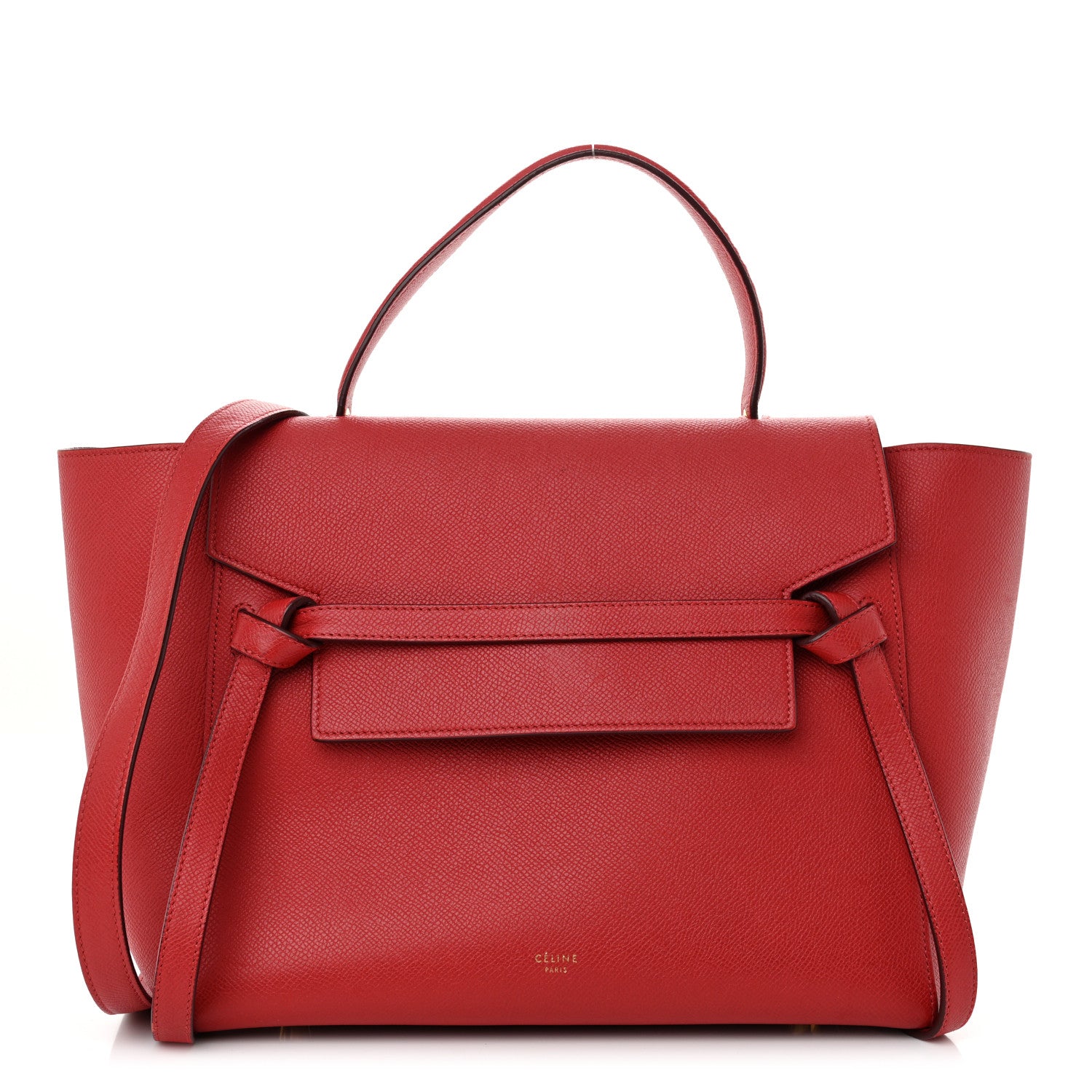 Celine Grained Calfskin Mini Belt Bag Coquelicot 1 of 11