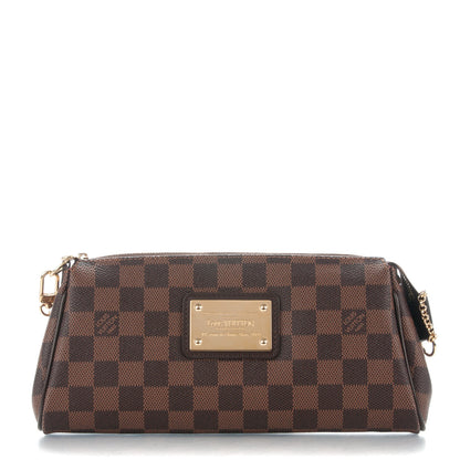 Louis Vuitton Damier Ebene Eva Clutch 1 of 7