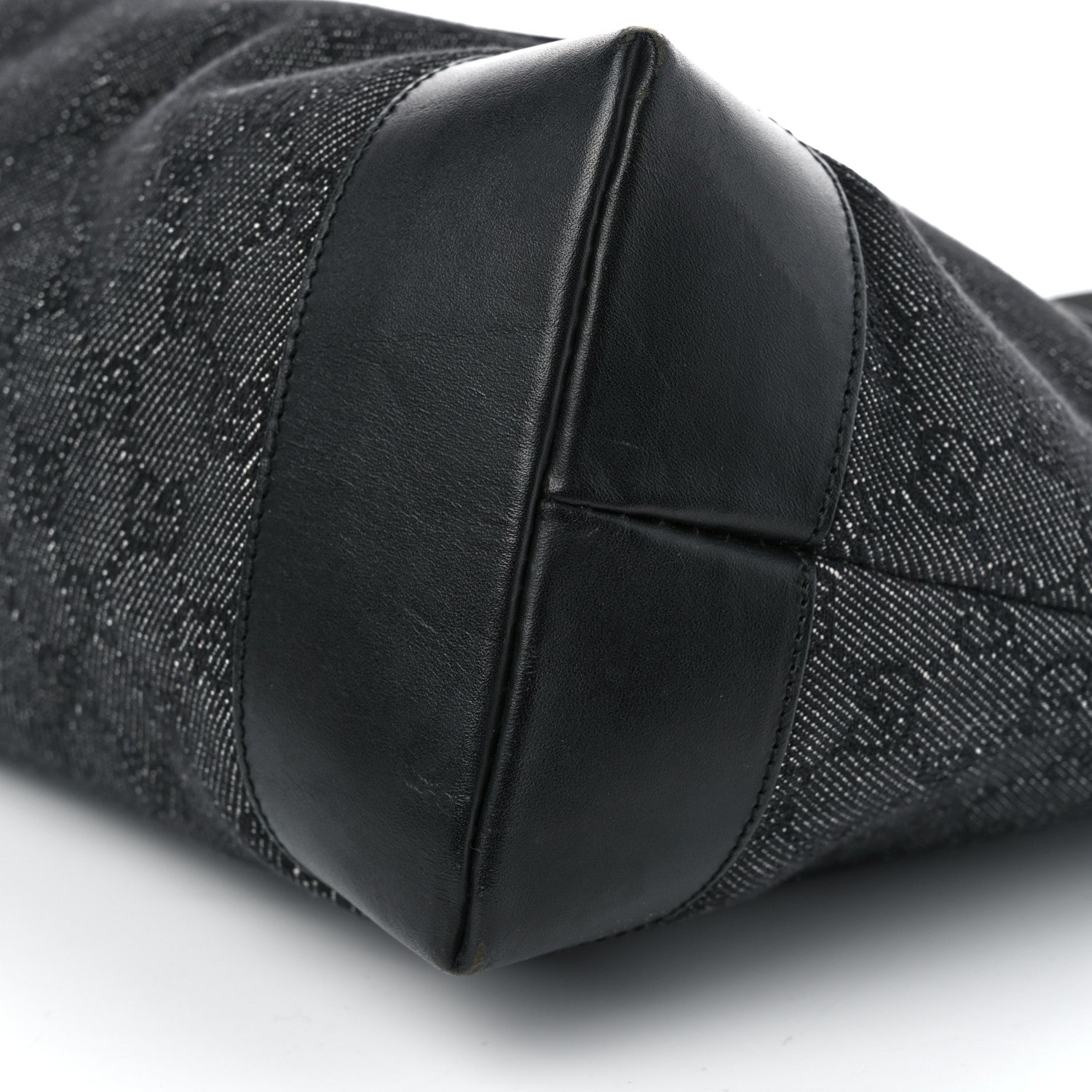 Gucci Monogram Tote Bag Black 10 of 12