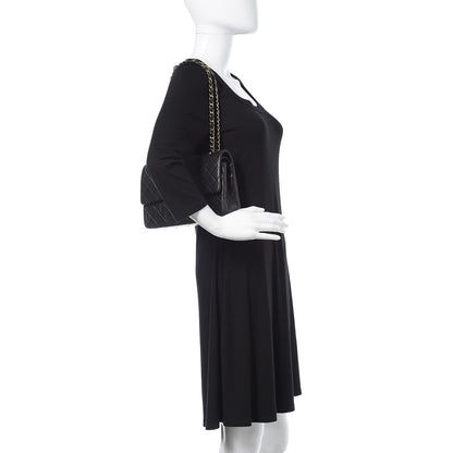 Chanel Lambskin Quilted Medium Double Flap Black 2 of 17