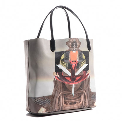 Givenchy Textured Coated Canvas Tribal Girl Print Medium Antigona Tote Multicolor 4 of 9