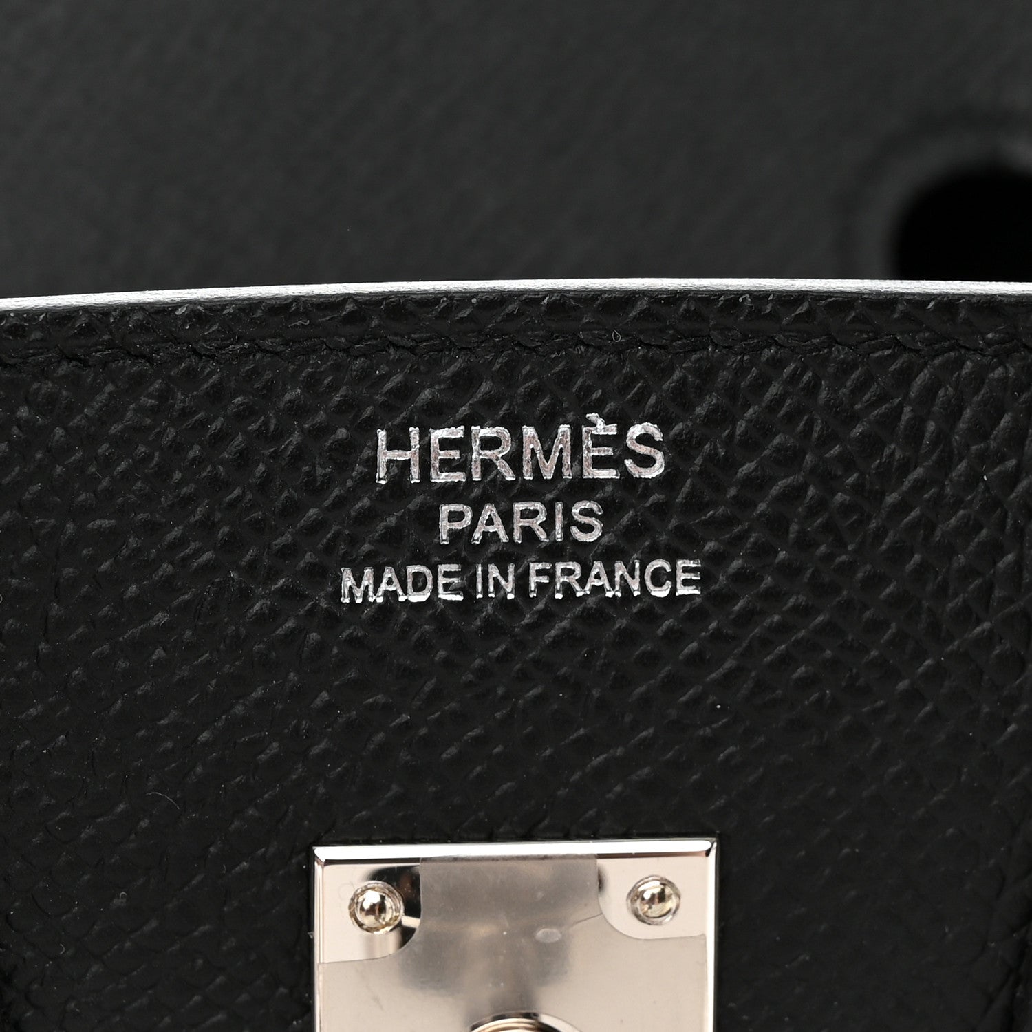 Hermes Epsom Birkin Sellier 25 Black 6 of 11