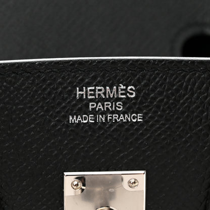 Hermes Epsom Birkin Sellier 25 Black 6 of 11