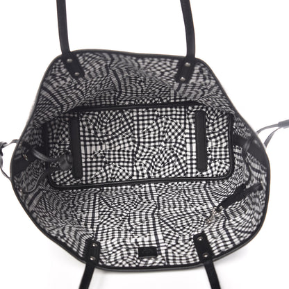 MCM Visetos Medium Reversible Shopper Tote Black 9 of 16