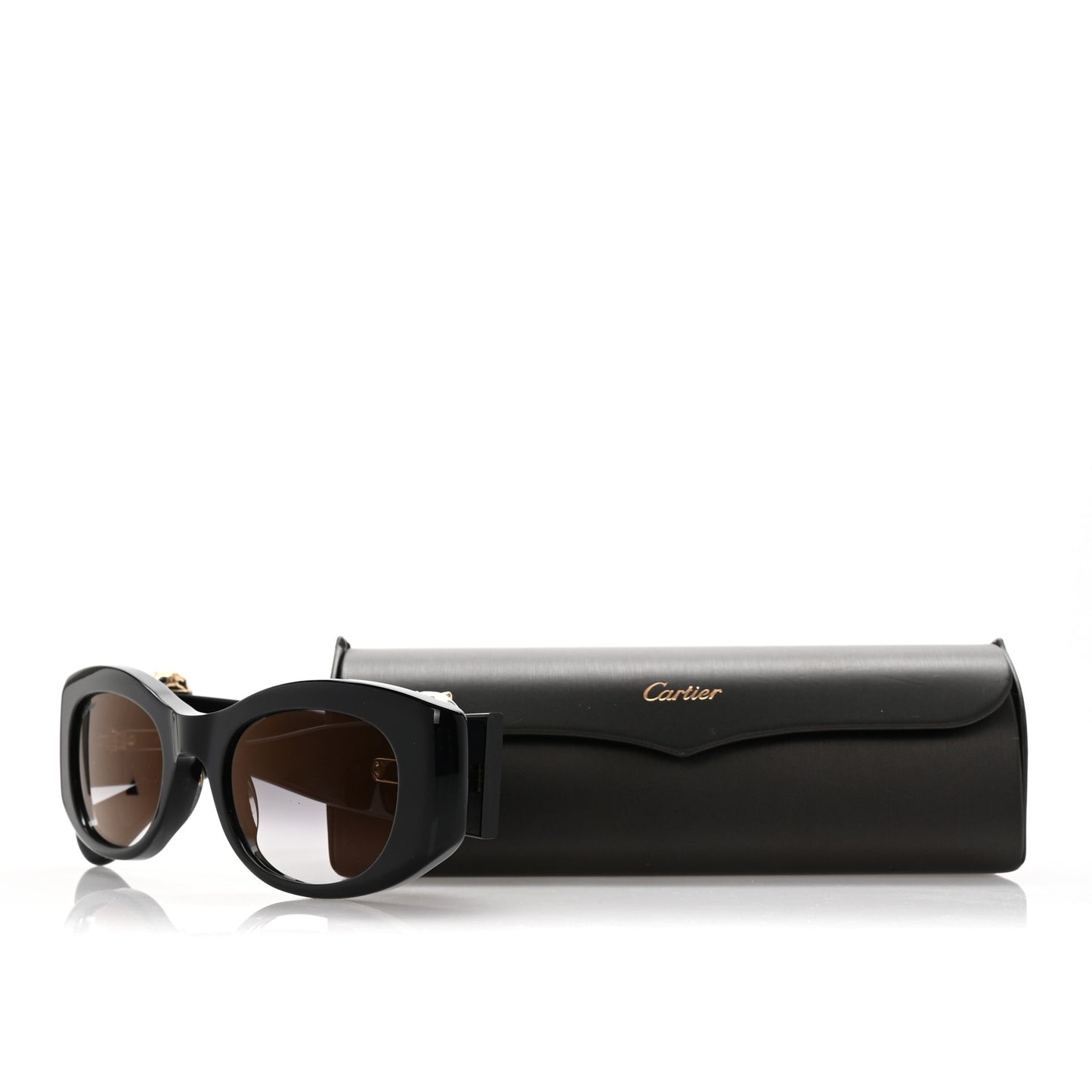Acetate Panthere C-Logo Sunglasses CT0472S Black