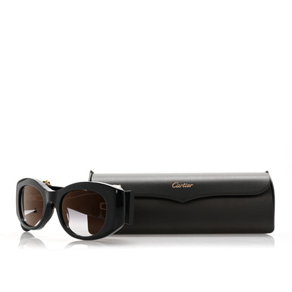 Cartier Acetate Panthere C-Logo Sunglasses CT0472S Black 7 of 7