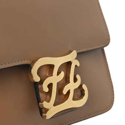 Fendi Vitello King Karligraphy Crossbody Bag Cuoio 13 of 14