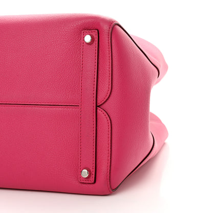 Christian Dior Supple Grained Calfskin Large Open Bar Tote Pink 10 of 12