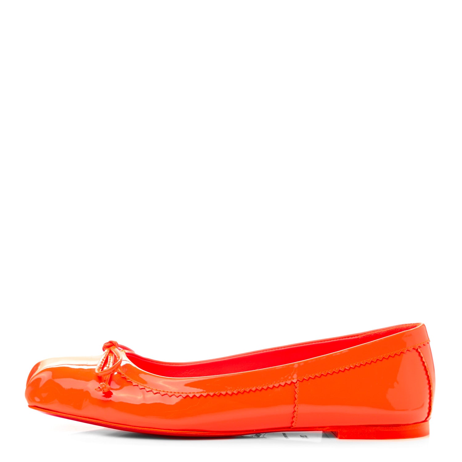 Christian Louboutin Patent Mamadrague Flats 35.5 Sunrise 1 of 8