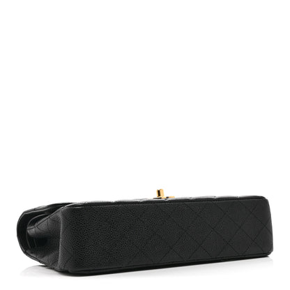 Chanel Caviar Quilted Medium Double Flap Black 4 of 10