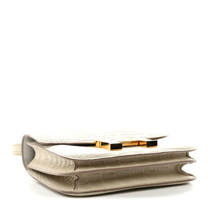 Hermes Matte Alligator Constance 18 Beton 4 of 11