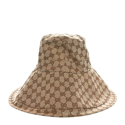 Gucci Monogram Wide Brim Hat M Beige 4 of 11