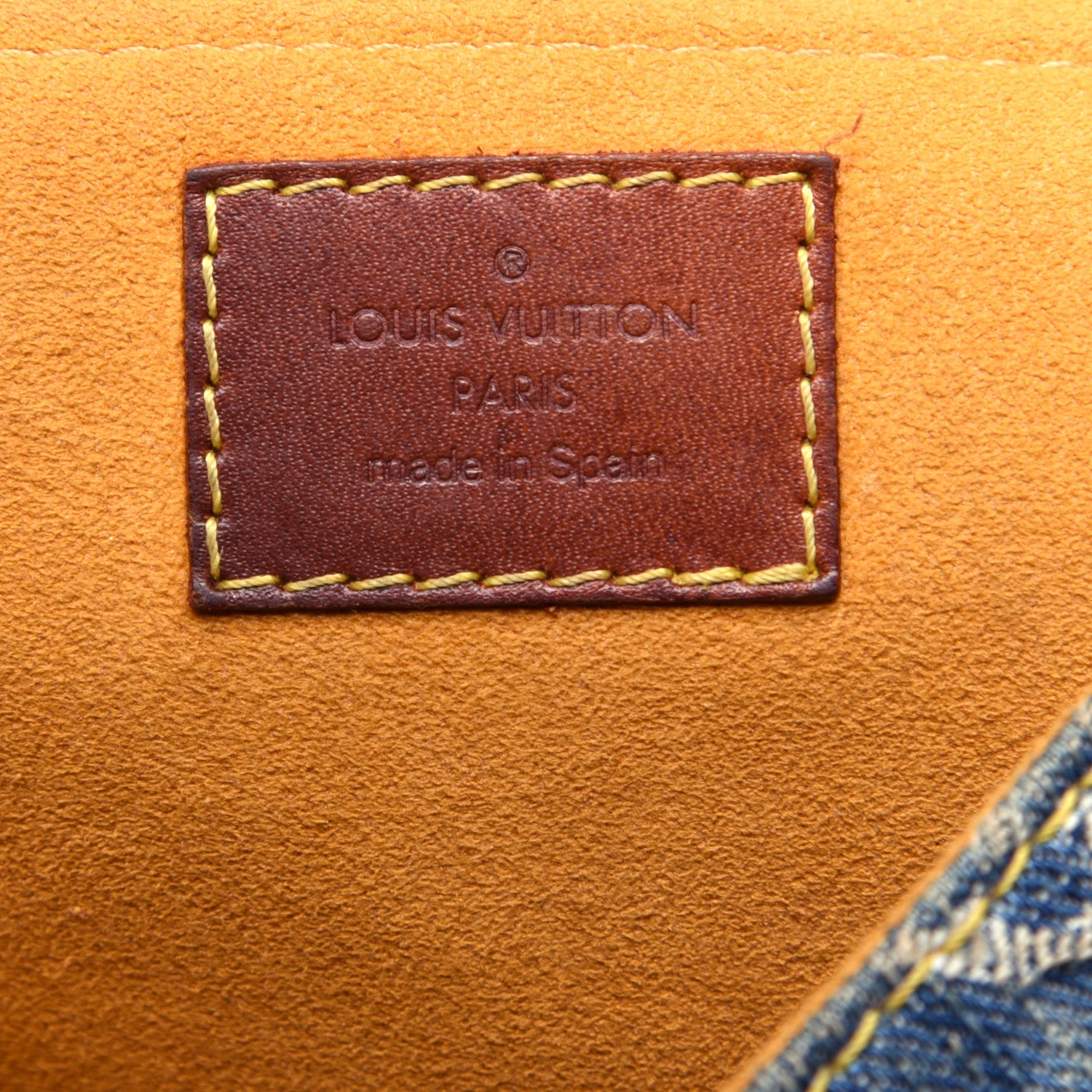 Louis Vuitton Monogram Denim Mini Pleaty Blue 8 of 20