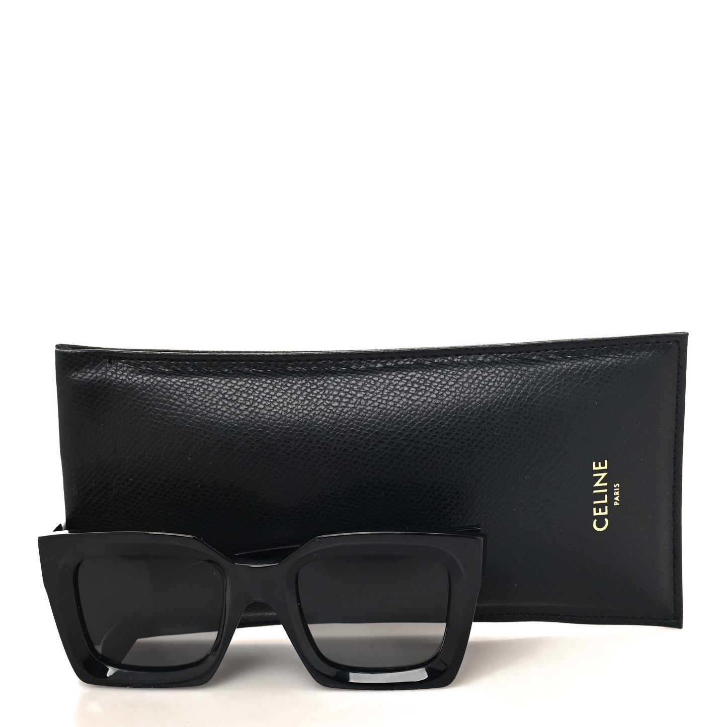 Acetate Square Sunglasses CL401301 Black