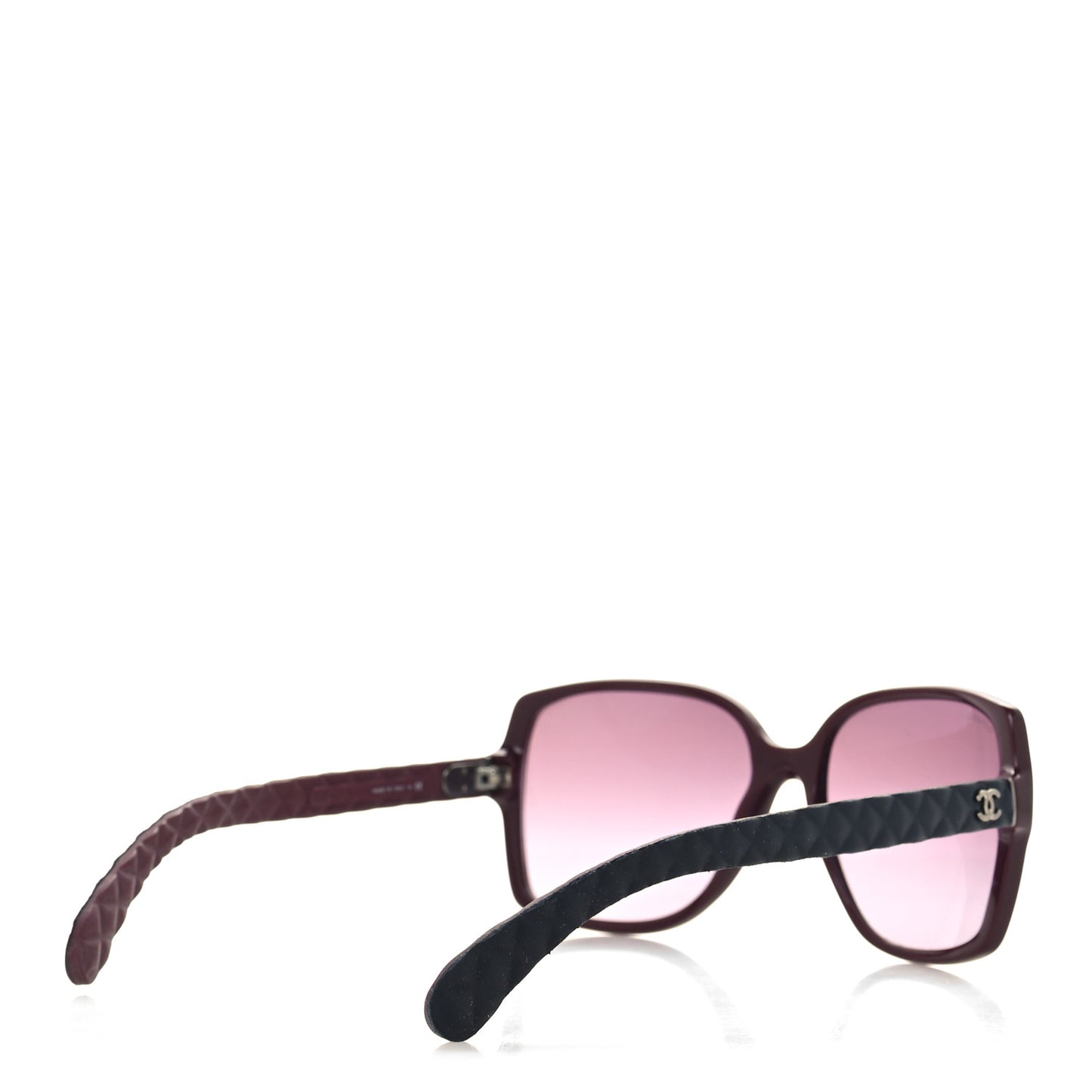 Lambskin Square Chain Sunglasses 5289-Q Red
