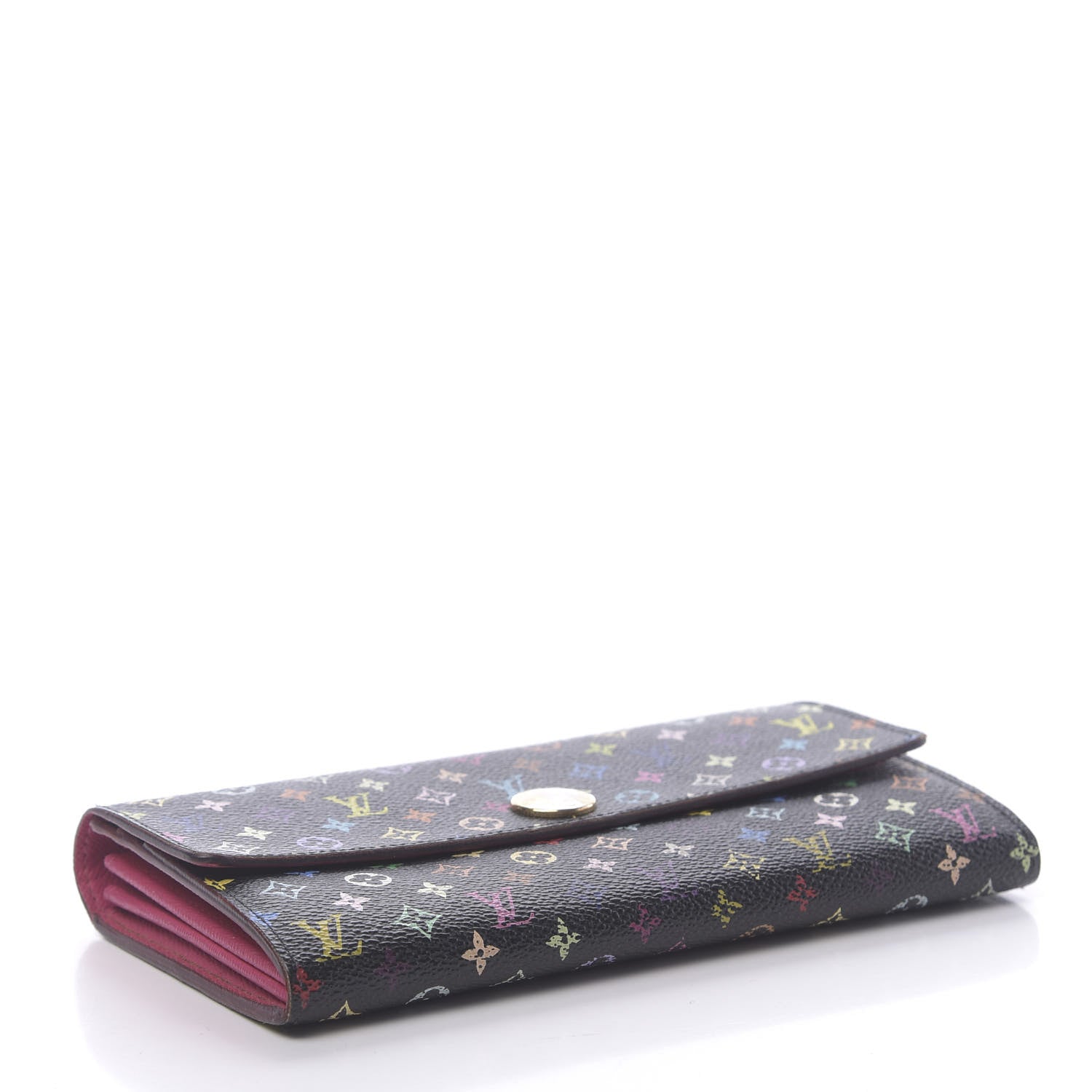 Louis Vuitton Monogram Multicolor Sarah Wallet Black Grenade 4 of 12