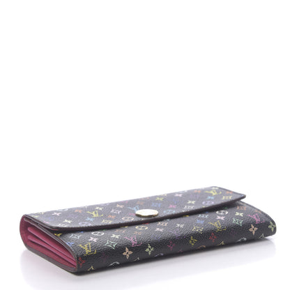 Louis Vuitton Monogram Multicolor Sarah Wallet Black Grenade 4 of 12