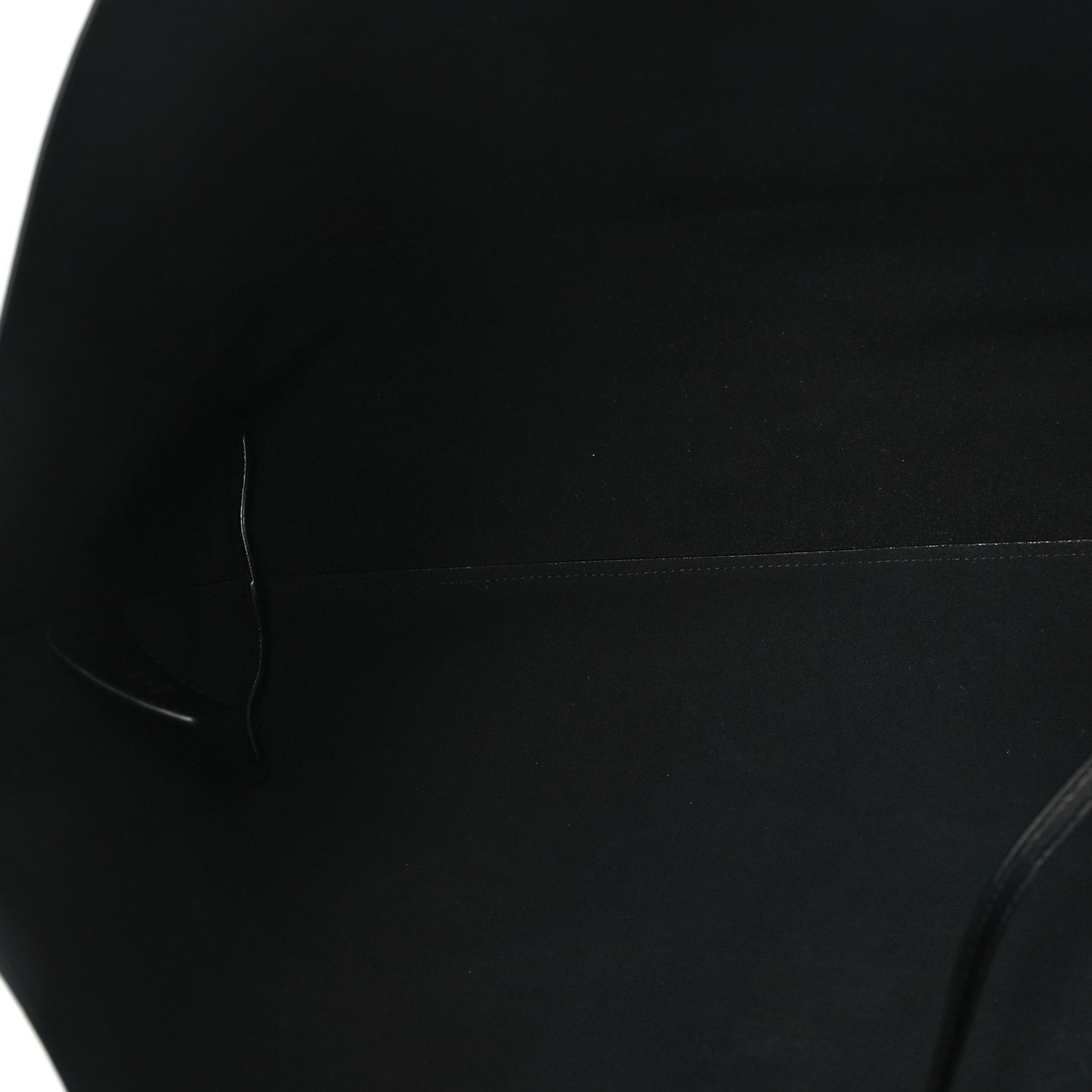 Calfskin Large Shopping Tote Black