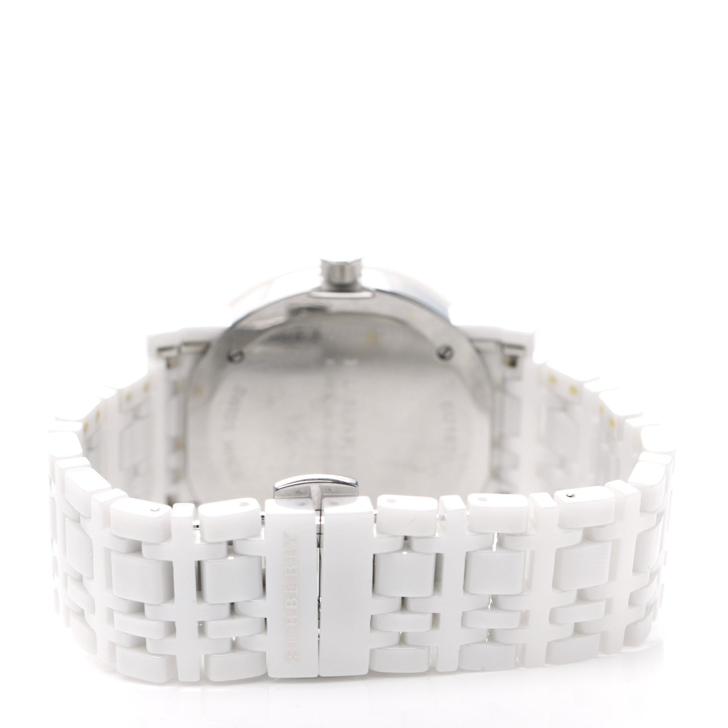 Stainless Steel Ceramic 34mm Quartz Watch White BU1870