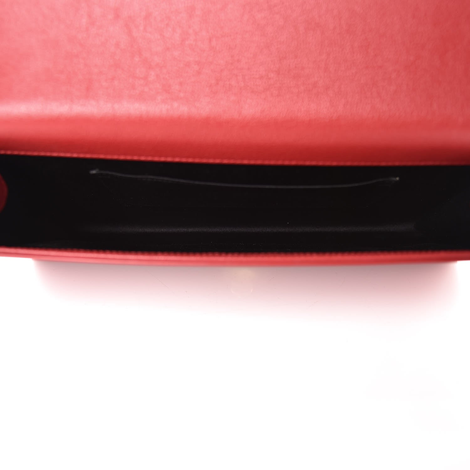 Saint Laurent Calfskin Monogram Large Belle De Jour Clutch Red 5 of 9