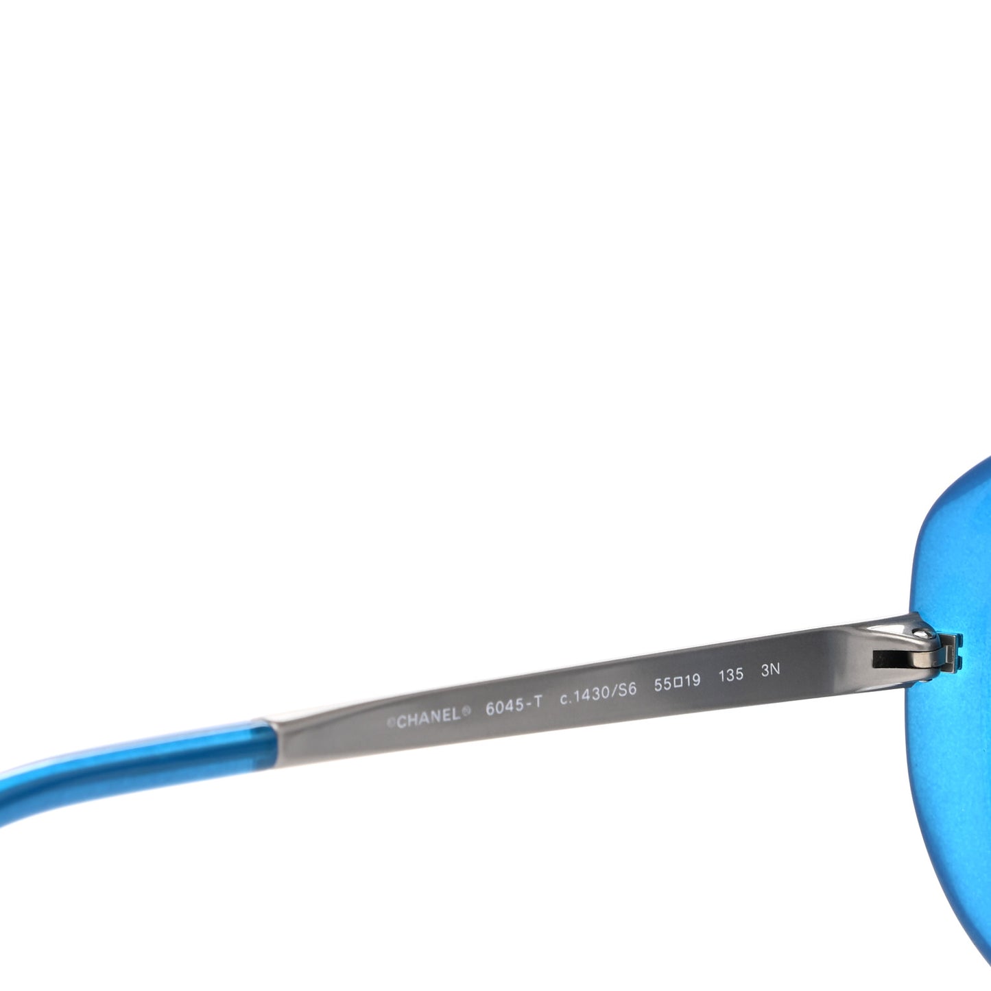 Acetate Oversized Frame Sunglasses 6045-T Blue