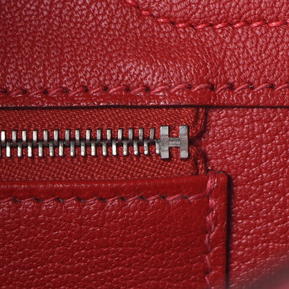 Hermes Taurillon Clemence Birkin 30 Rouge Casaque 18 of 31