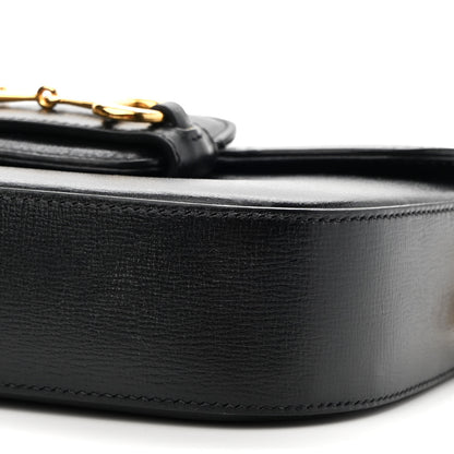 Gucci Azalea Calfskin Web Mini Horsebit 1955 Shoulder Bag Black 10 of 10