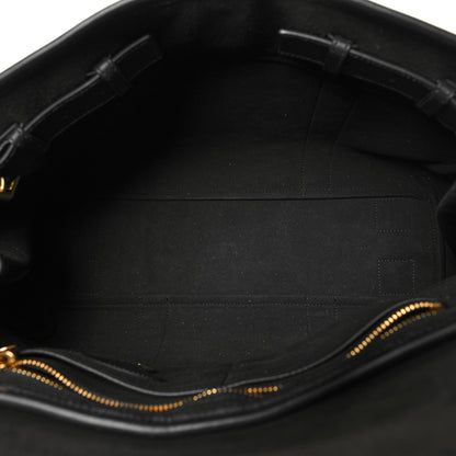 Mulberry Monogram Smooth Calfskin Canvas Print Bayswater Black 5 of 11