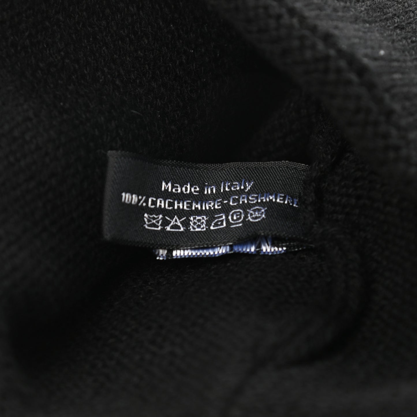 Cashmere CC Beanie Hat Black Gold