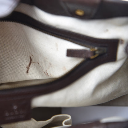 Gucci Monogram Medium GG Running Tote Dark Brown 9 of 16