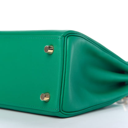 Hermes Swift Kelly Retourne 25 Vert Vertigo 7 of 12