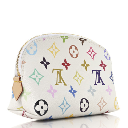 Louis Vuitton LV x TM Monogram Multicolor Cosmetic Pouch PM White 3 of 6