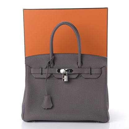 Hermes Togo Birkin 30 Etain 11 of 11