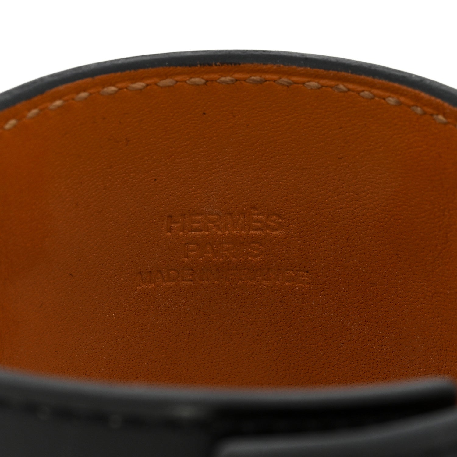 Hermes Box Collier de Chien CDC Bracelet T2 Black Black 3 of 4