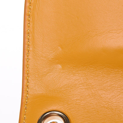 Christian Louboutin Calfskin Spiked Sweety Charity Crossbody Bag Yellow 8 of 8