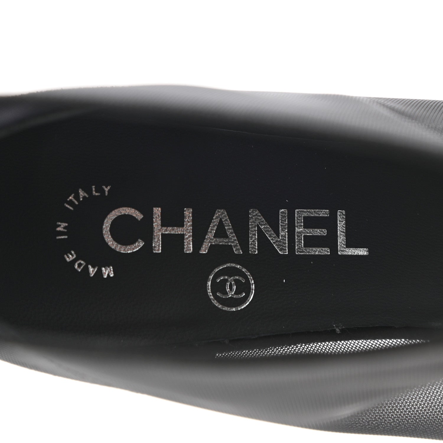 Chanel Mesh Suede Cap Toe Embellished Short Boots 40 Black 7 of 9