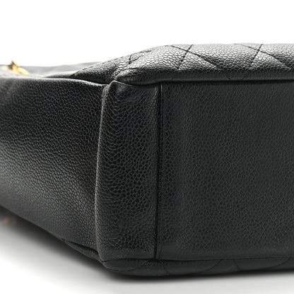 Chanel Caviar Quilted Petit Shopping Tote PST Black 5 of 9