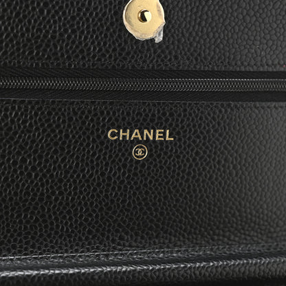 Chanel Caviar Quilted Wallet on Chain WOC Black 5 of 11