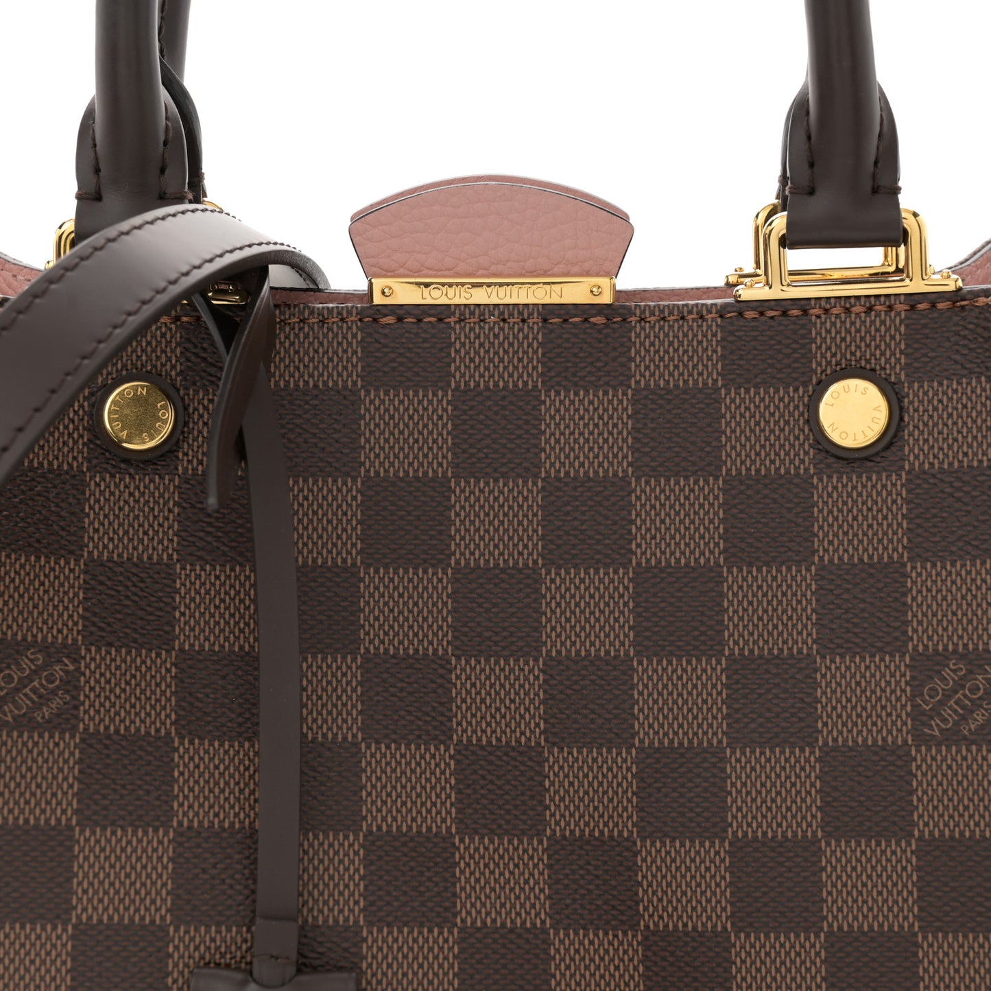 Damier Ebene Cuir Taurillon Brittany Magnolia