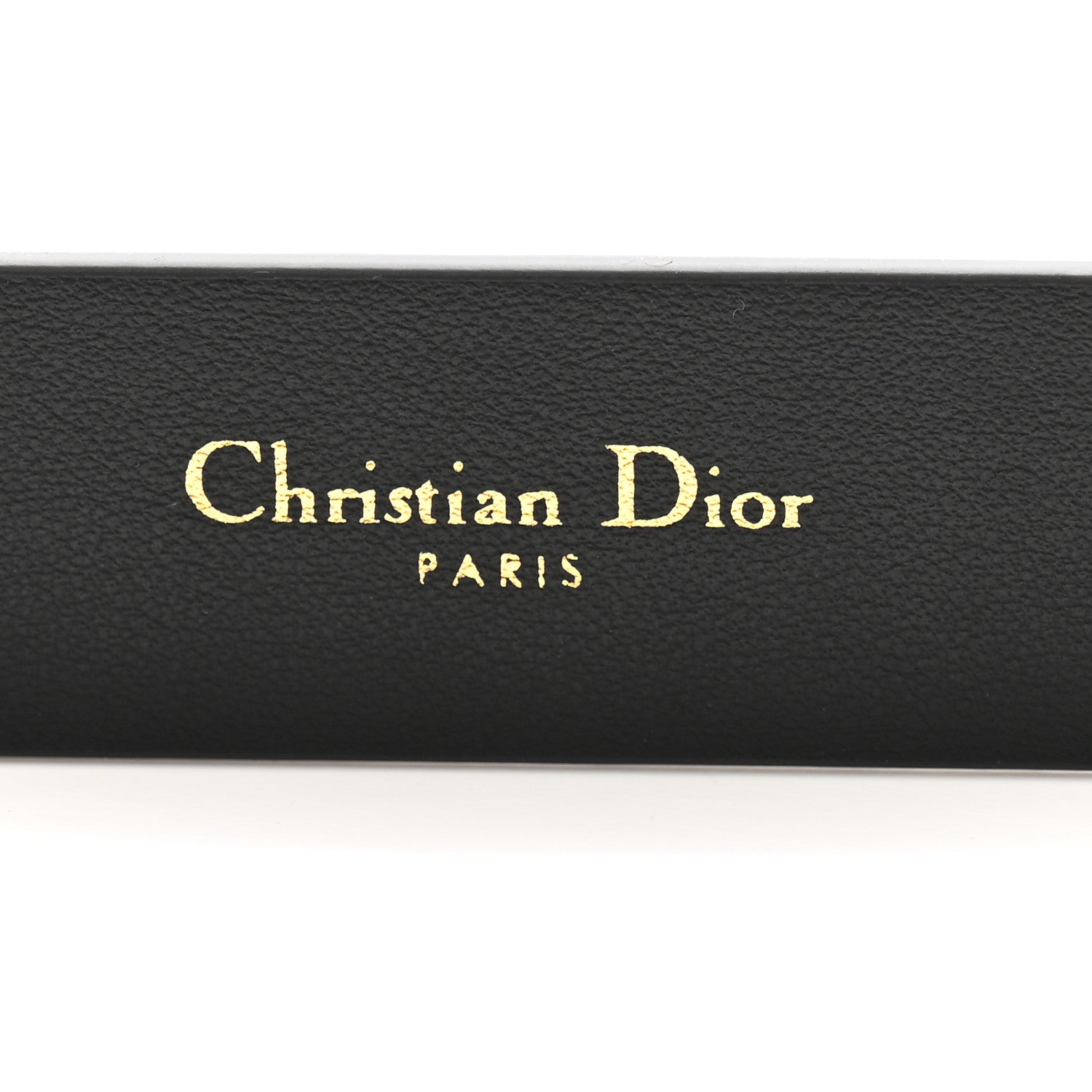 Christian Dior Calfskin 30 Montaigne Cut-Out CD Belt 95 38 Black 5 of 5