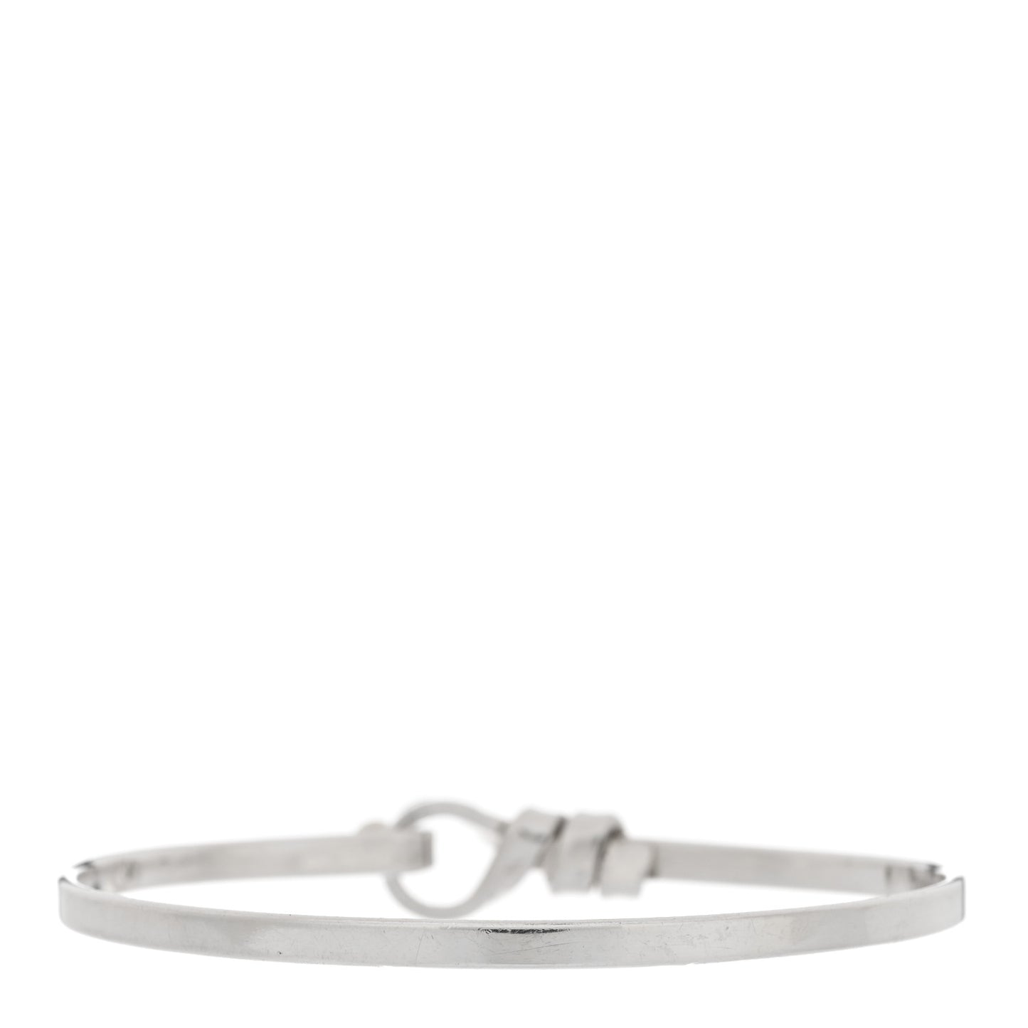 Sterling Silver 18K Yellow Gold Buckle Bracelet