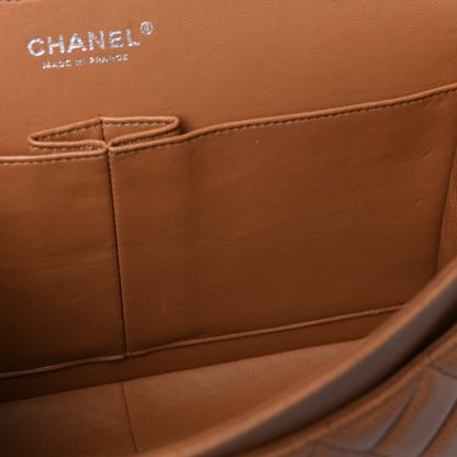 Chanel Caviar Quilted Jumbo Double Flap Light Brown 13 of 17