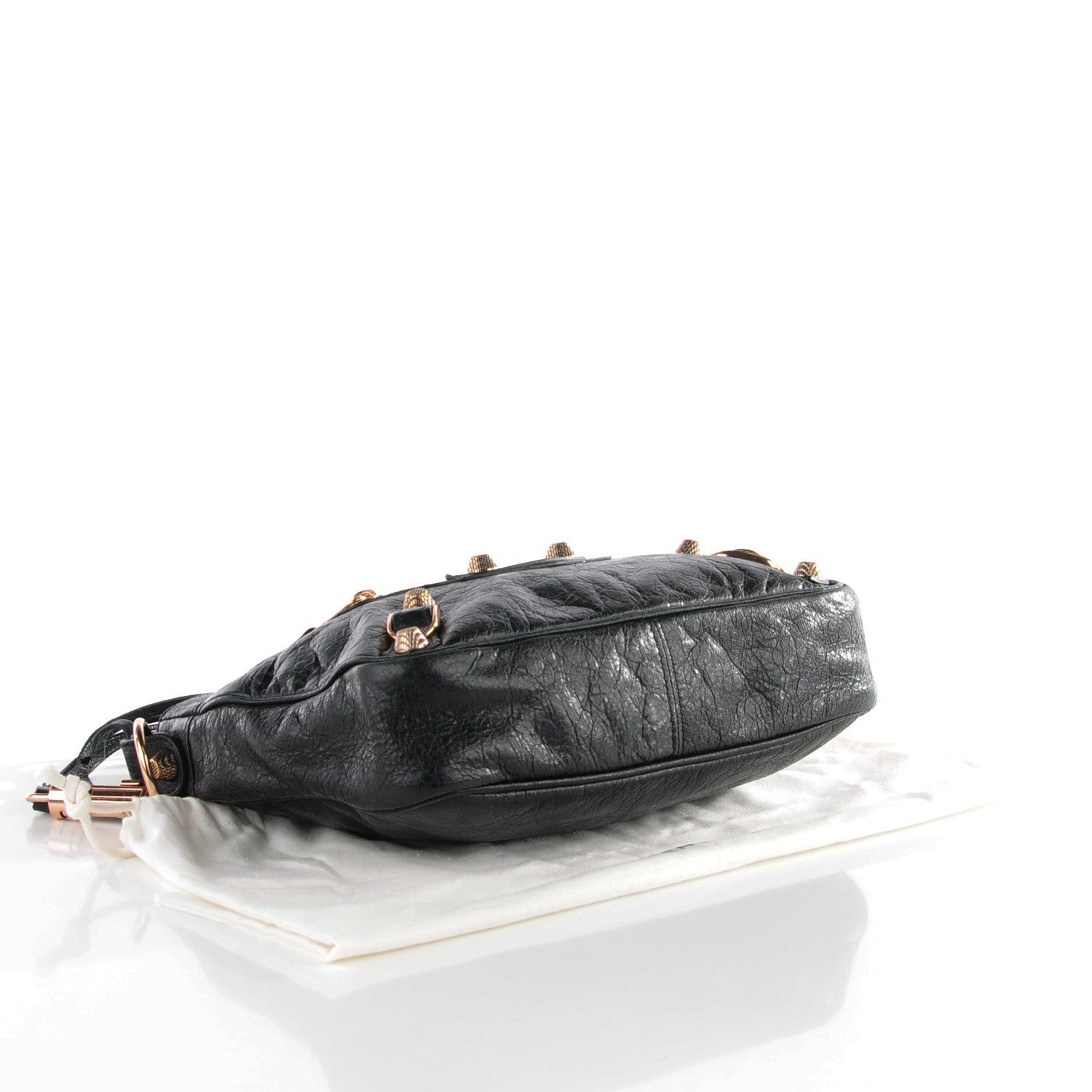 Balenciaga Agneau Giant 12 Rose Gold Hardware Hip Black 4 of 11