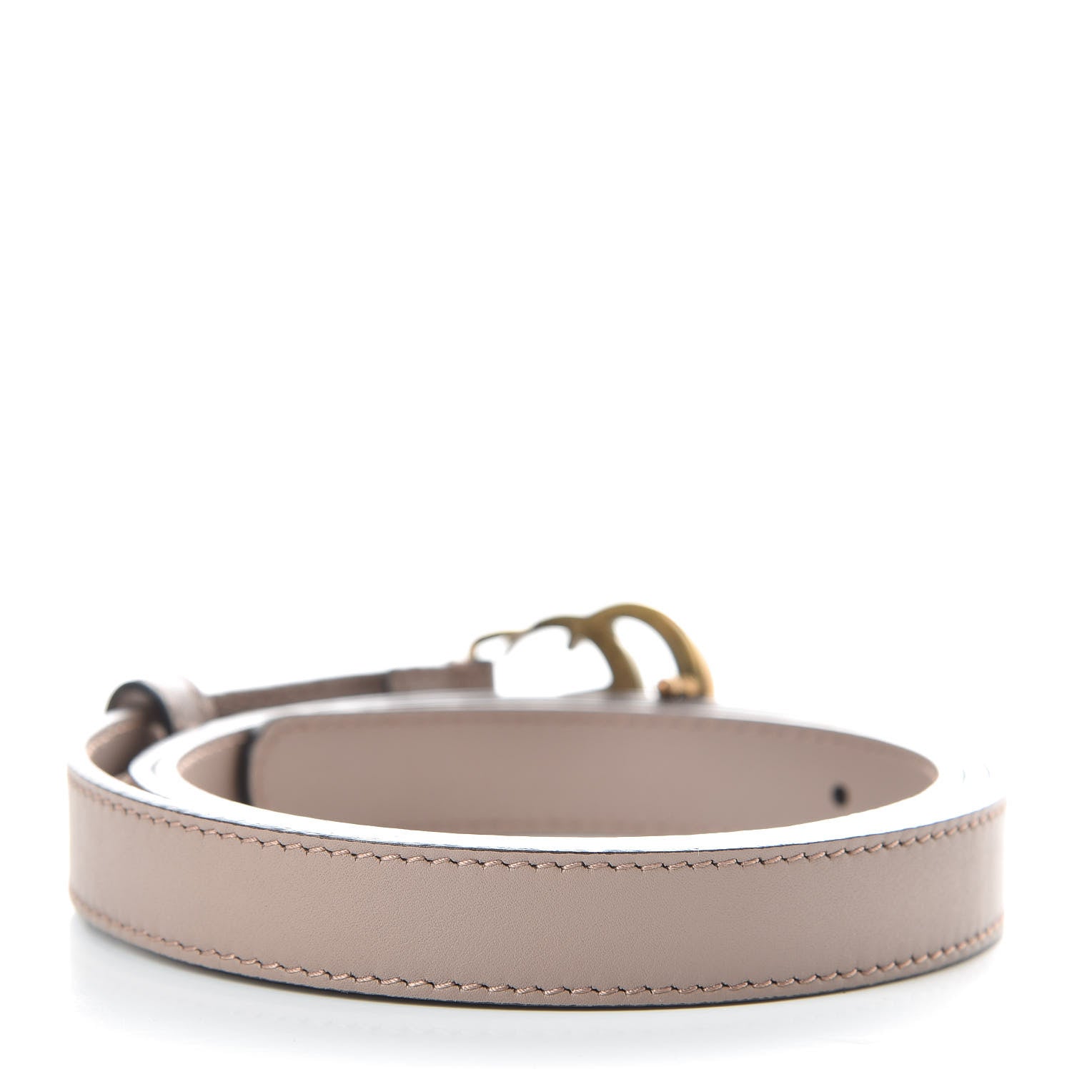 Gucci Calfskin Double G 20mm Belt 100 40 Porcelain Rose 3 of 7