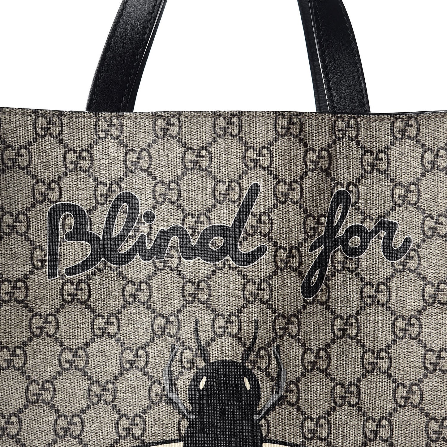 GG Supreme Monogram Blind for Love Vertical Tote