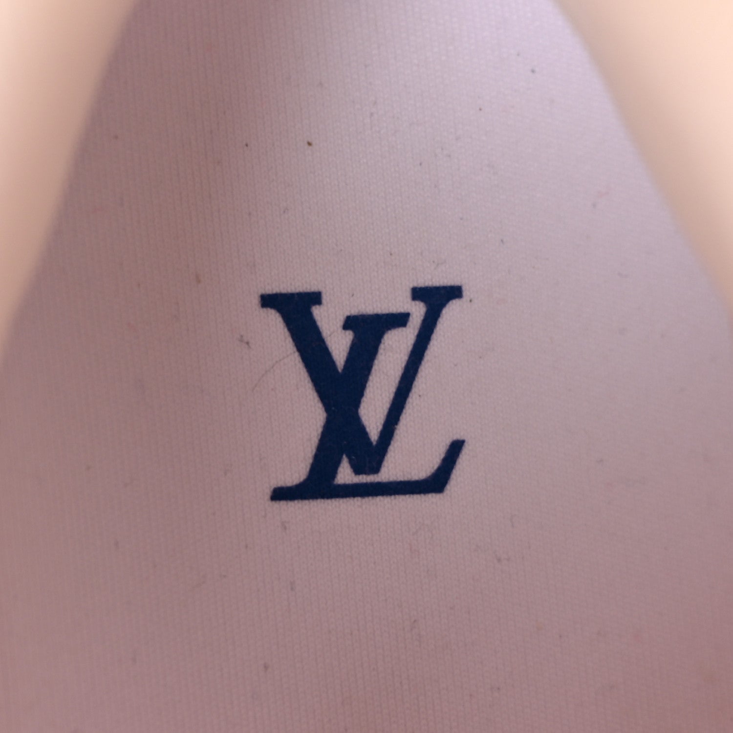 Louis Vuitton Calfskin Mens LV Trainer Sneakers 11 White Blue Red 7 of 10