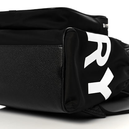 Burberry Nylon Logo Print Backpack Black 11 of 12