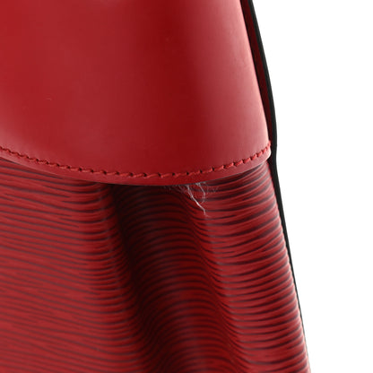 Louis Vuitton Epi Sac D'Epaule GM Castillan Red 9 of 11