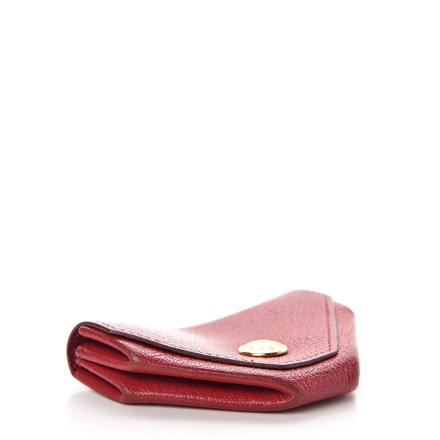 Chevre Mysore Le 24 Coin Purse Rouge Casaque